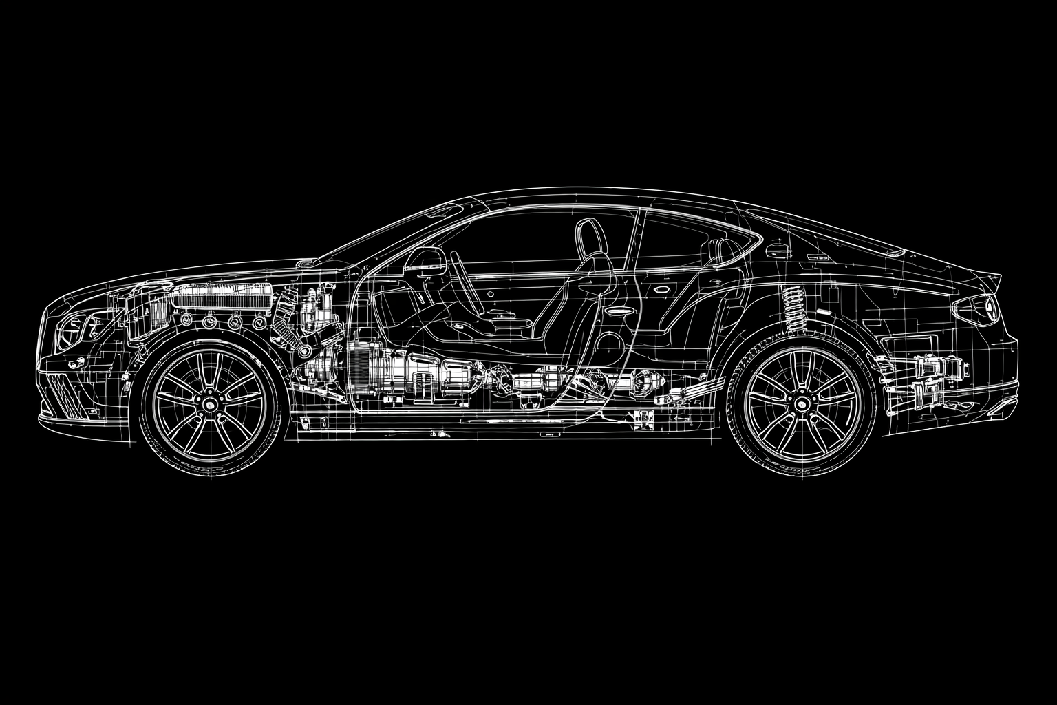 Wireframe scan